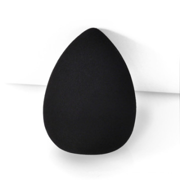 Tear drop shape cosmetic make up foundation sponge puff black latex free beauty makeup sponge blender